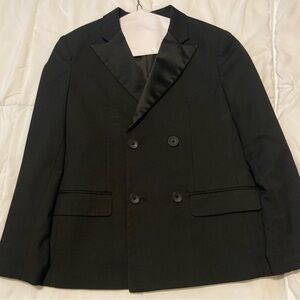 Zara Kids Black Double-Breasted Blazer